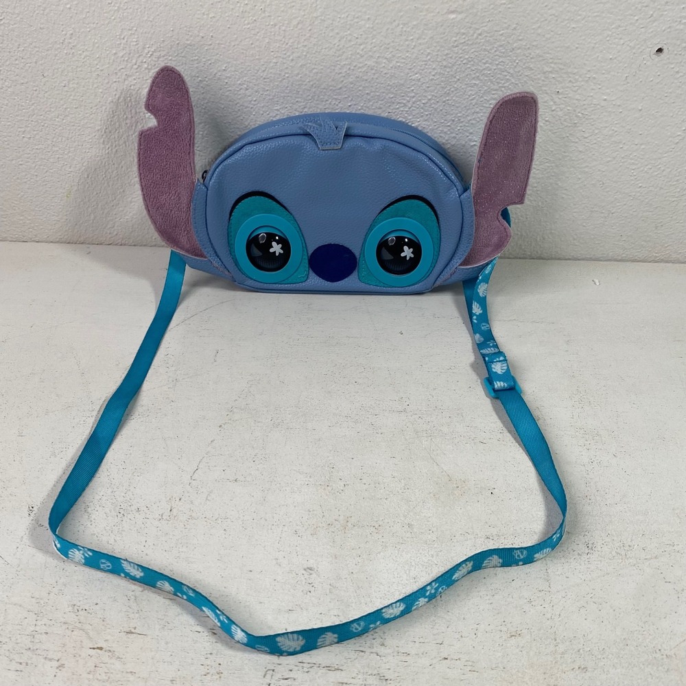 Disney Lilo & Stitch Crossbody Bag Purse Pals Talks & Eyes Move Plush Ears 626